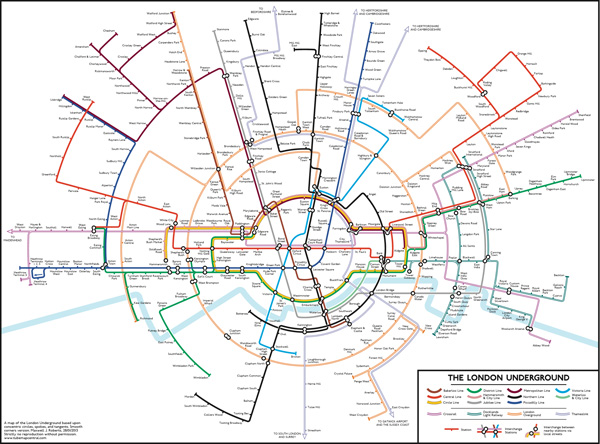 Circles Tube Map