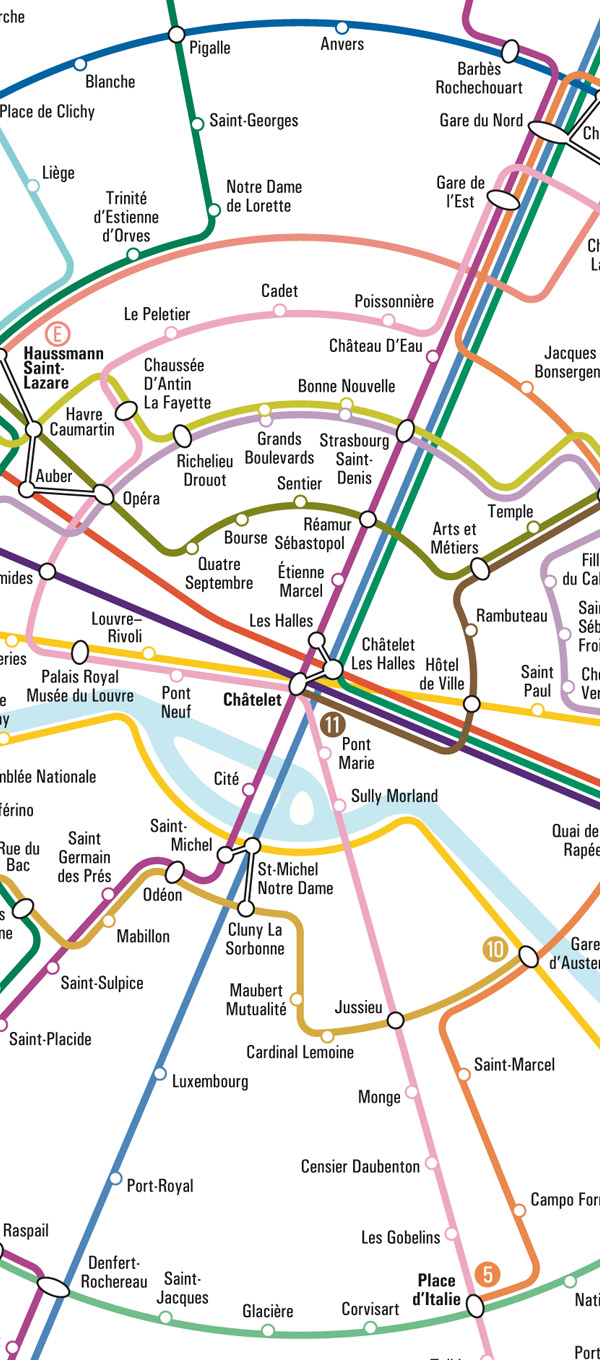 Paris Metro Circles Map Thumb