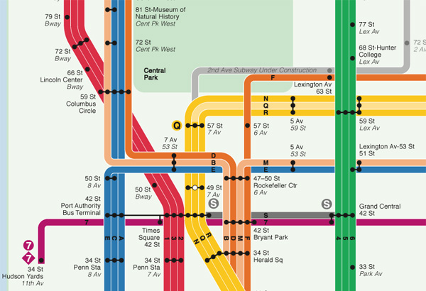 New York Vignelli 30-60 Map Thumb