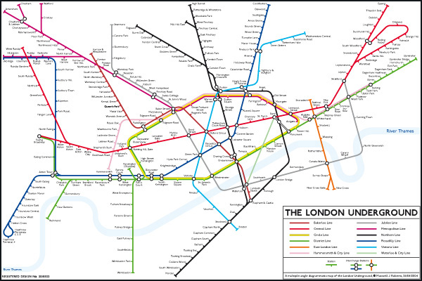 Crazy Tube Map
