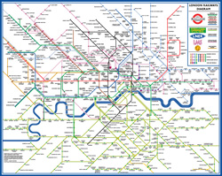 London rail map poster